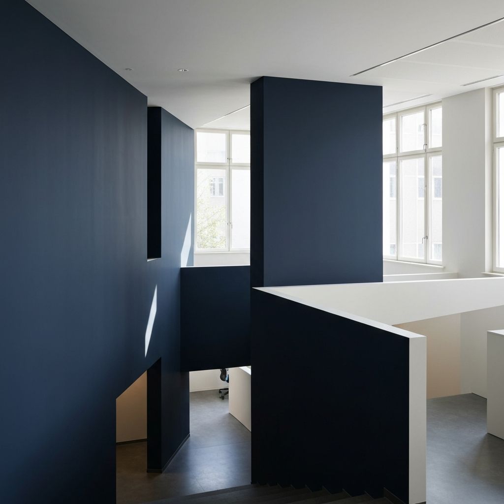 Institutionelle Architektur und akademische Umgebung mit professioneller Atmosphäre